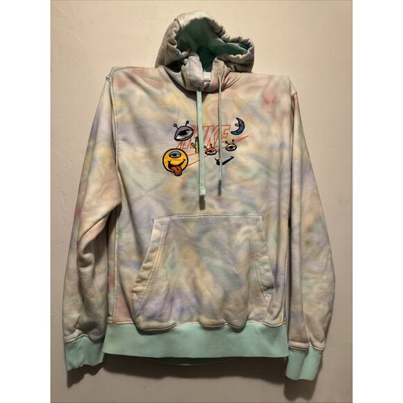 Nike Other - Nike Sportswear Club Tie Dye Sweatshirt Hoodie Mens Sz S Monster Eye DZ3062-379